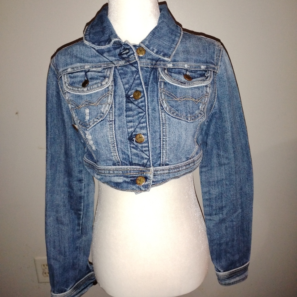 Women's Cropped Denim Jacket